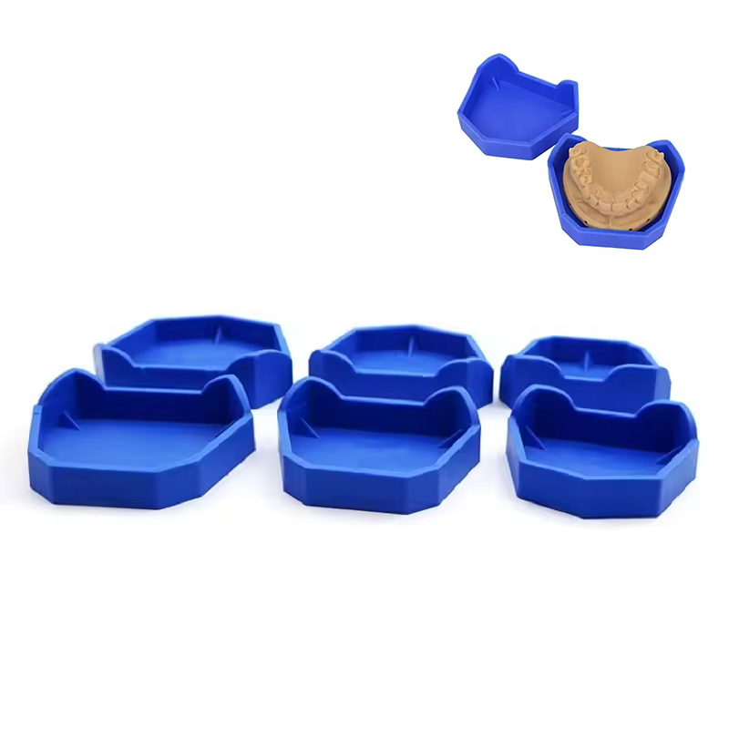 Model Kit Tool - 2/6Pcs Dental Model Base Silicon Plaster
