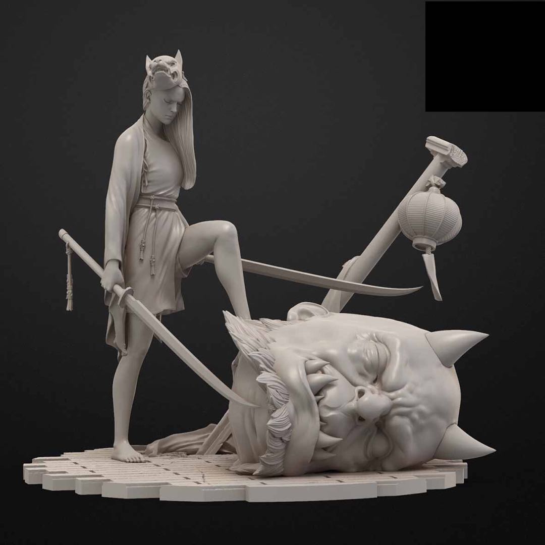 Model Kit Entry Grade - 1/24 Resin Model Figure GK, Unassembled