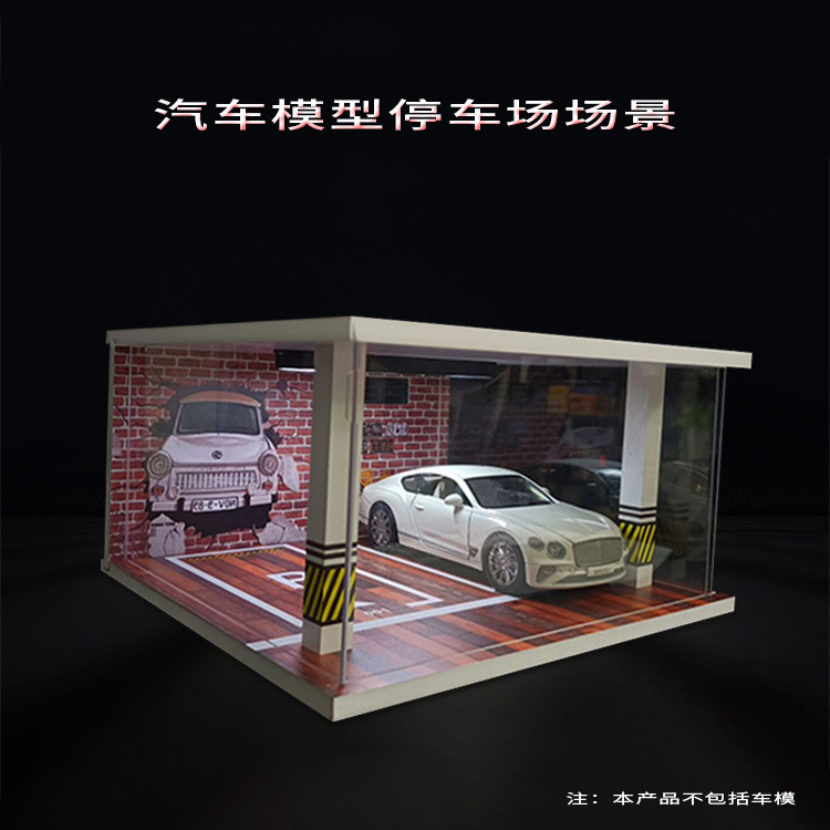 1/24 Garage Diecast Car Displa - Model Kit Display Case ulasan dan harga