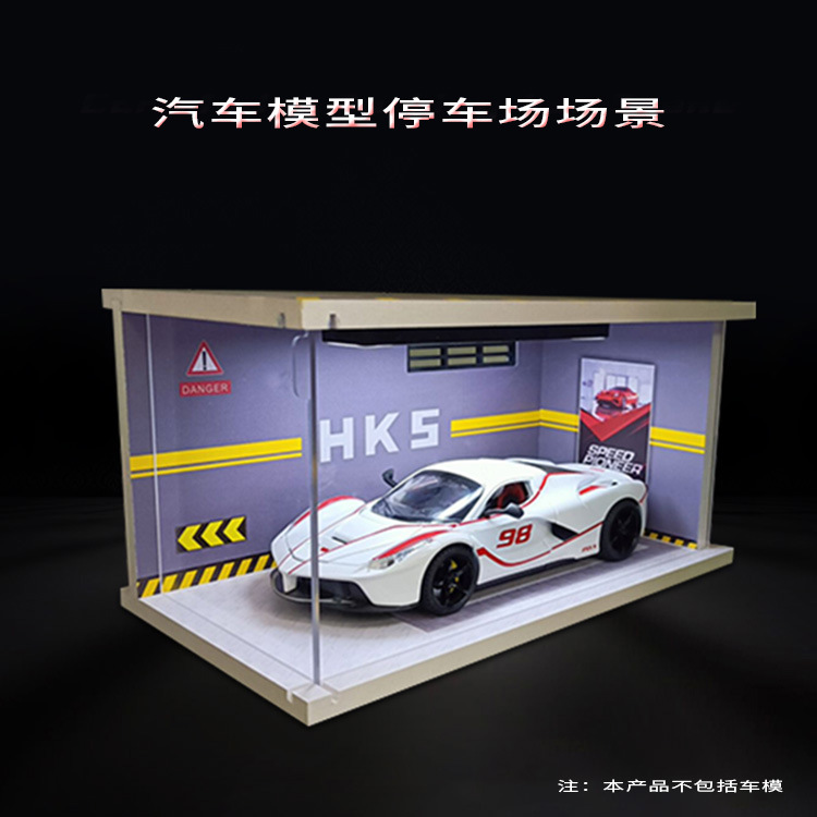 1/24 Garage Diecast Car Displa - Model Kit Display Case ulasan dan harga