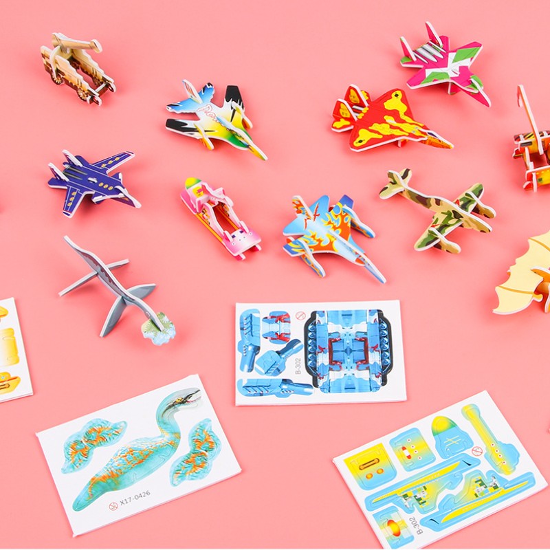 10pcs Creative Cute Paper Plan - Model Kit Dinosaur ulasan dan harga
