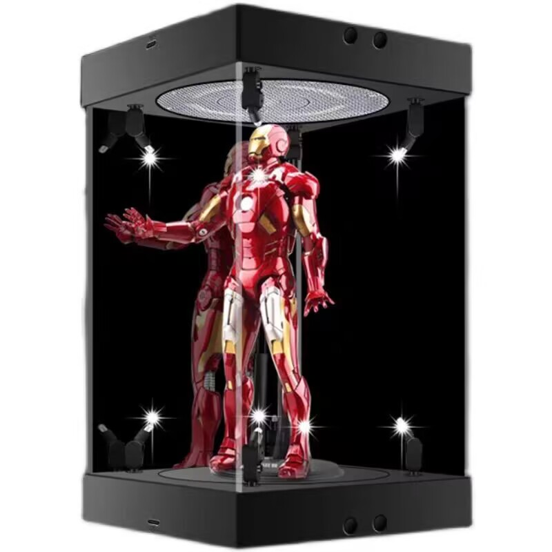 Assembling Rotating LED 12in F - Model Kit Display Case ulasan dan harga