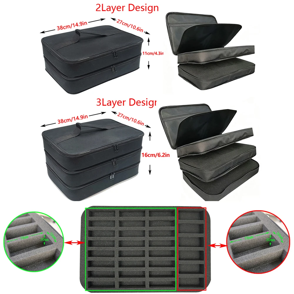 Miniature Figure Storage Box C - Model Kit Display Case ulasan dan harga