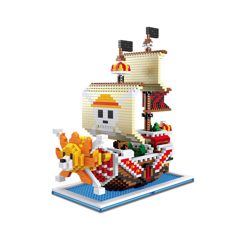 One Piece Pirate Ship Building - Model Kit Thousand Sunny ulasan dan harga