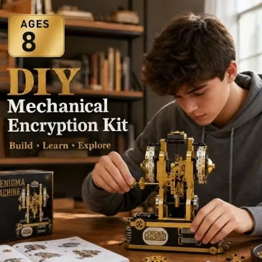 Enigma Machine Building Blocks - Model Kit Chemistry ulasan dan harga