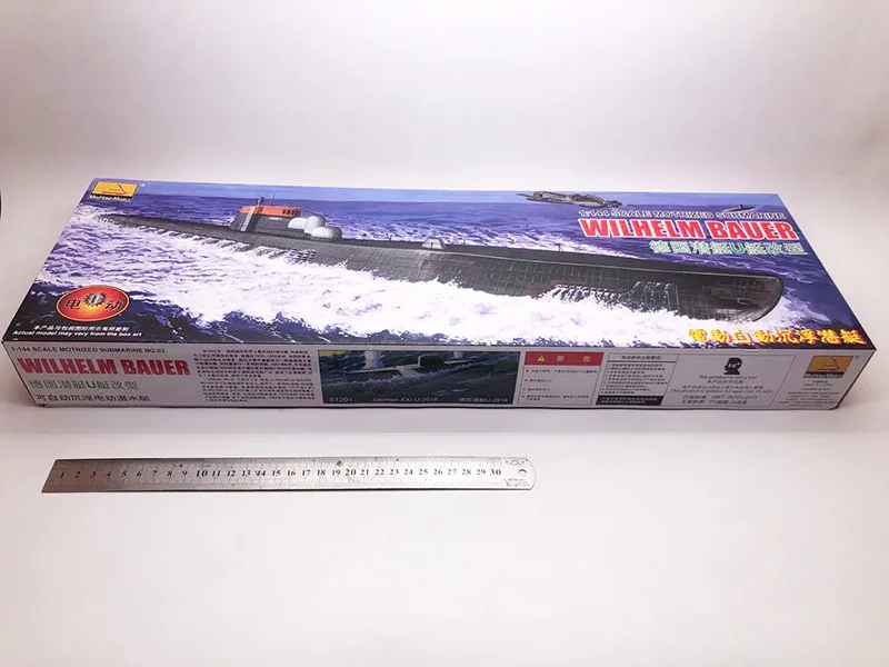 1/144 WWII German U Submarine  - Model Kit Entry Grade ulasan dan harga