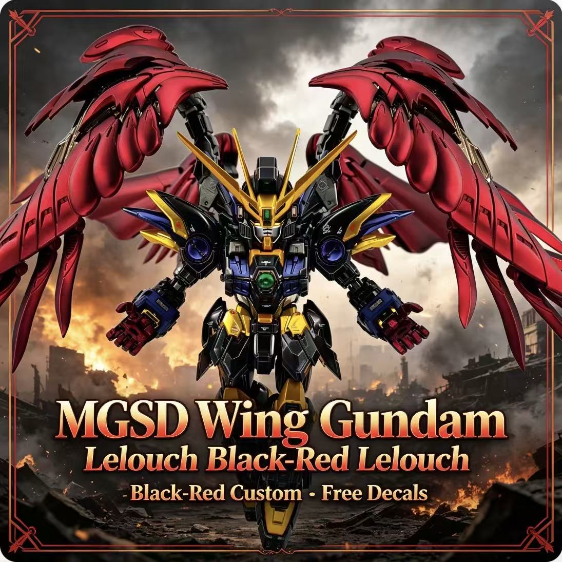 MGSD Wing Lelouch Color Scheme - Model Kit Third Party ulasan dan harga