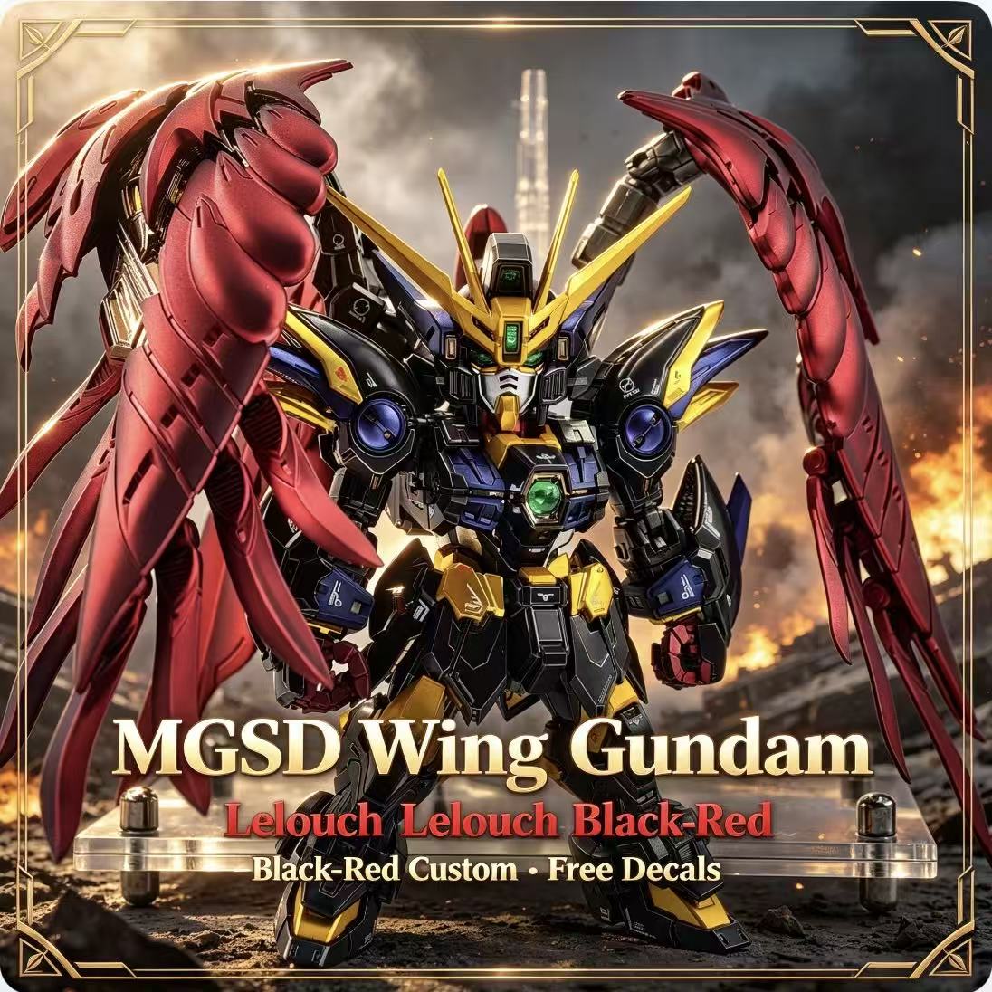 MGSD Wing Lelouch Color Scheme - Model Kit Third Party ulasan dan harga