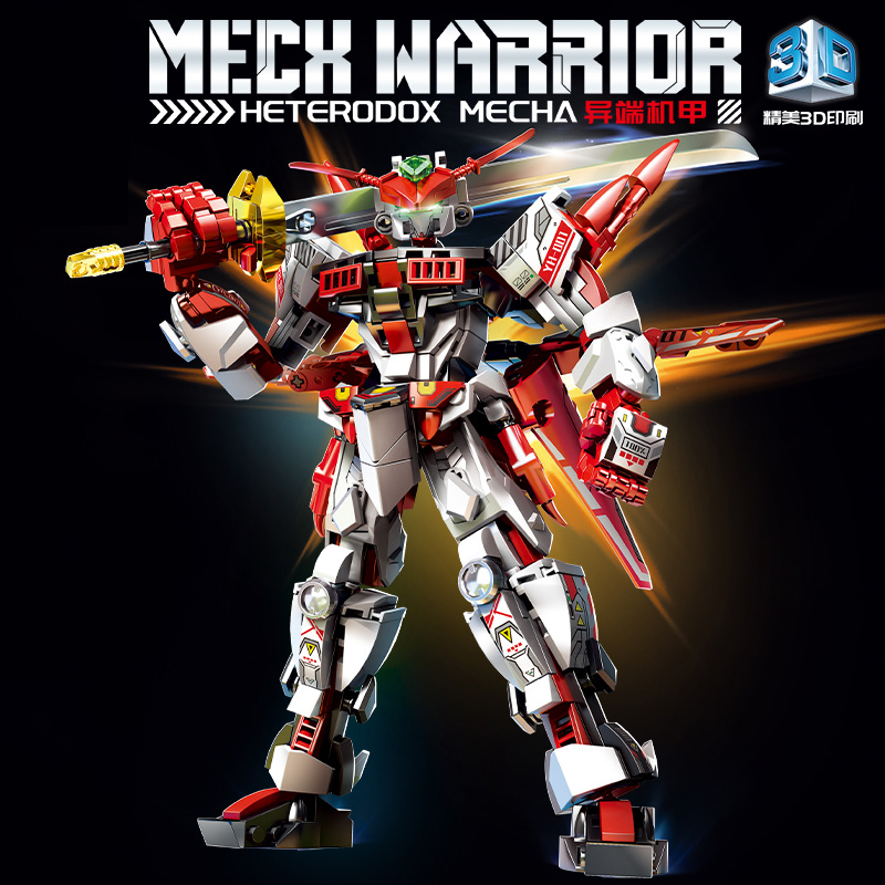 Warrior Mech Heterodox Bricks  - Model Kit Knight ulasan dan harga