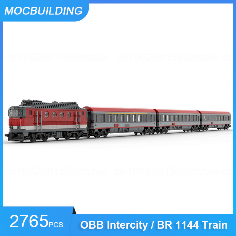 MOC Building Blocks OBB Interc - Model Kit Train ulasan dan harga
