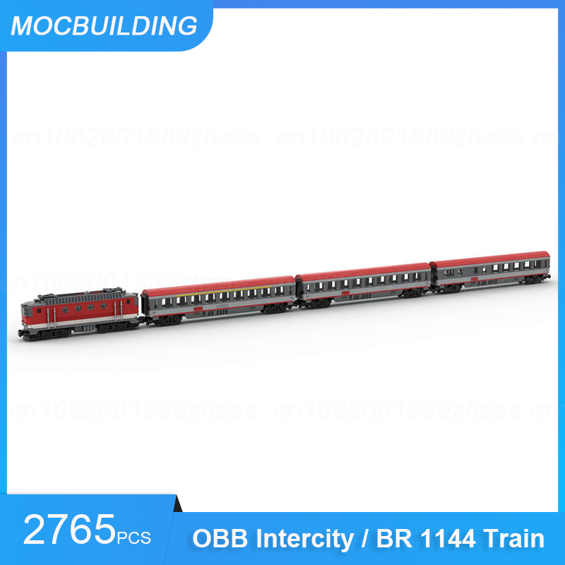 MOC Building Blocks OBB Interc - Model Kit Train ulasan dan harga