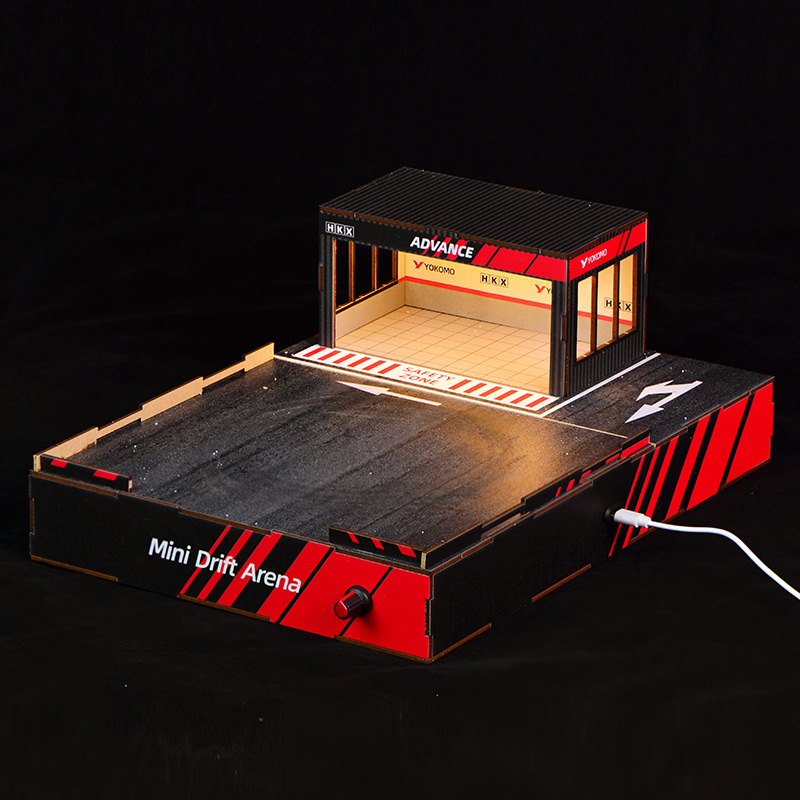 1:64 Scale DIY Drift Track Dio - Model Kit Simulator ulasan dan harga