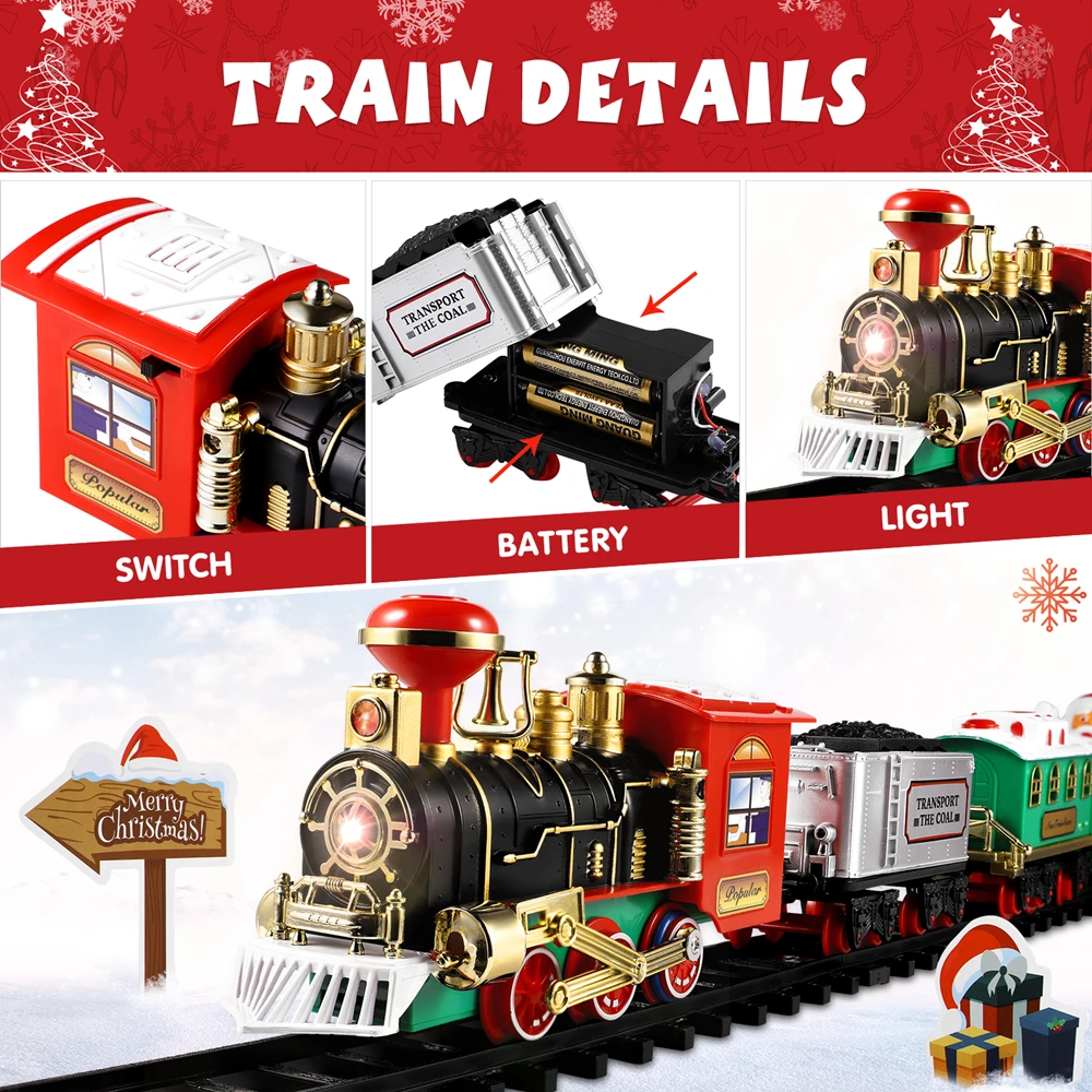Christmas Train Set Festive Mi - Model Kit Train ulasan dan harga