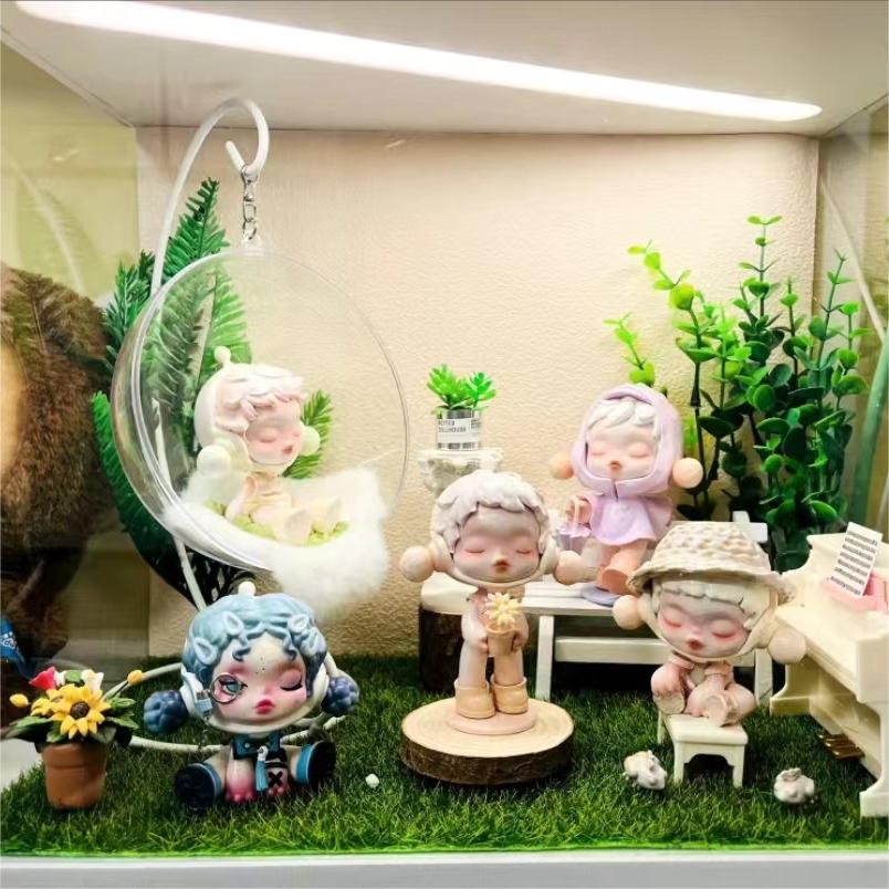 Premium White Chevron Display  - Model Kit Display Case ulasan dan harga
