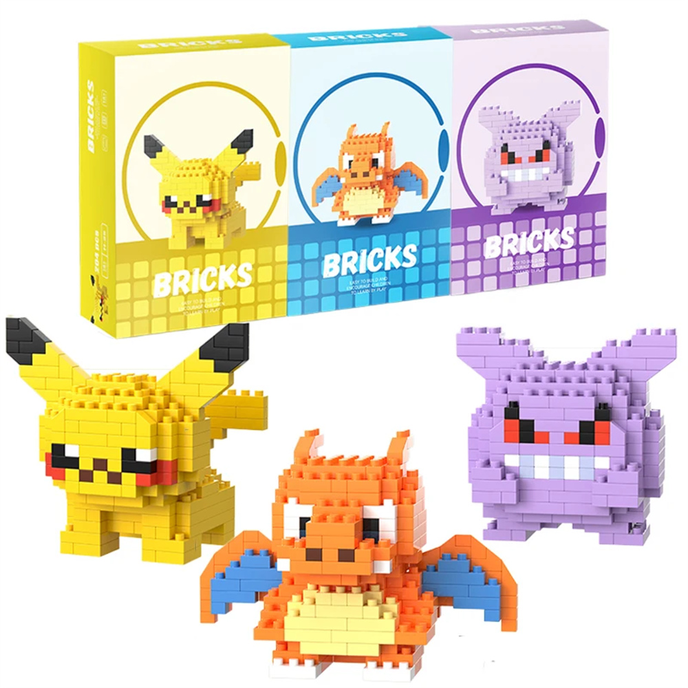 Pokemon Micro Building Blocks  - Model Kit Simulator ulasan dan harga