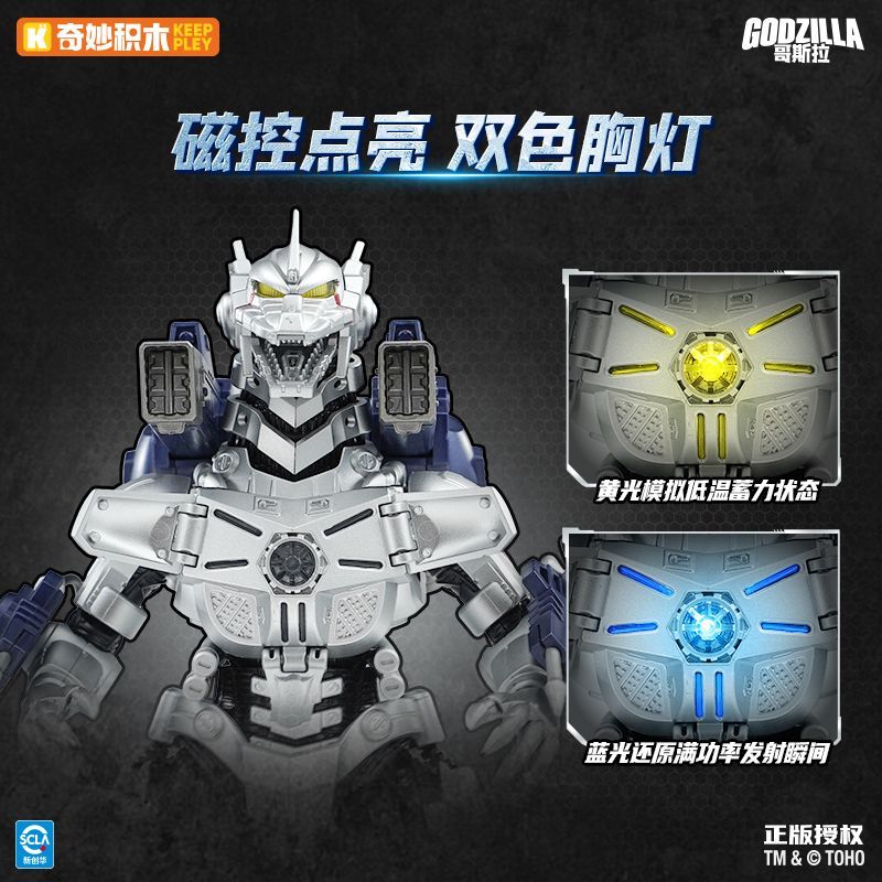 New Keeppley Godzilla Action F - Model Kit Kiryu ulasan dan harga