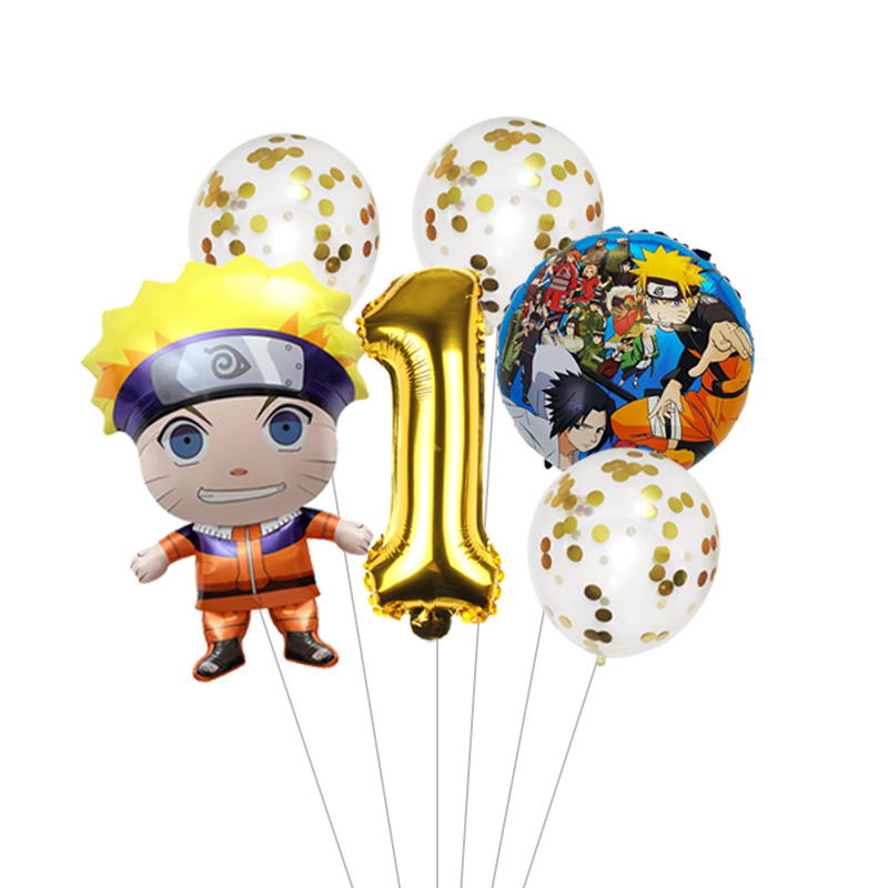 Naruto Ninja Themed  Balloons  - Model Kit Naruto ulasan dan harga