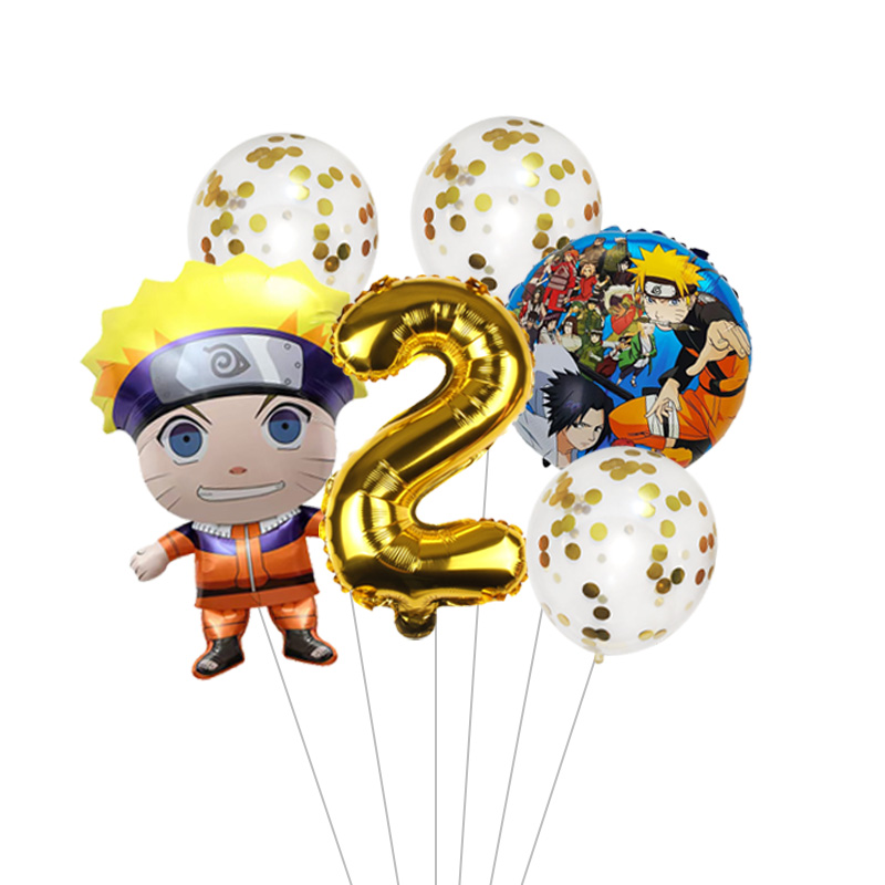Naruto Ninja Themed  Balloons  - Model Kit Naruto ulasan dan harga