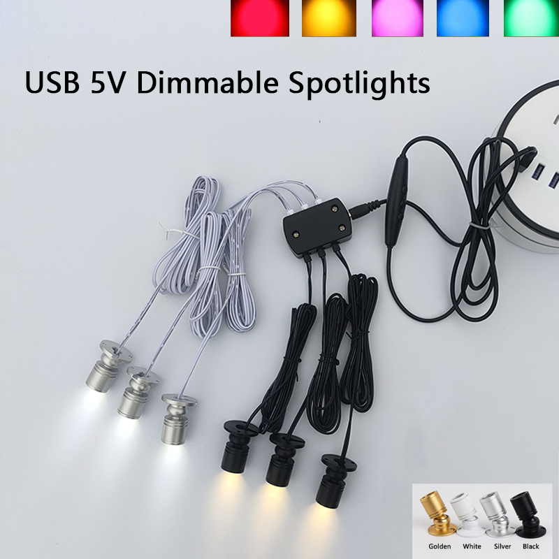 LED USB 5V Dimmable Cabinet Li - Model Kit Display Case ulasan dan harga