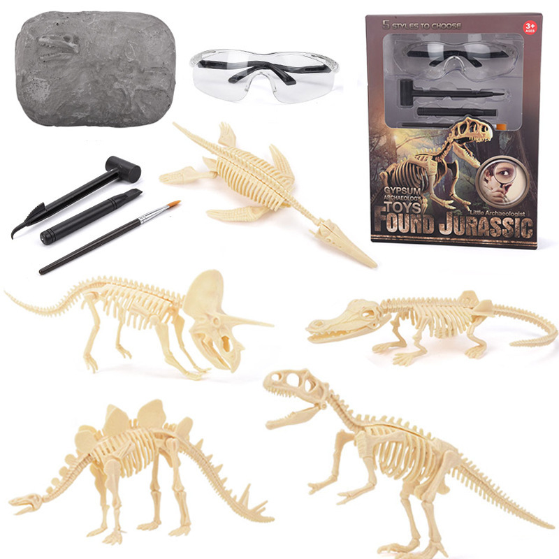 Dinosaur Fossil Excavation Kit - Model Kit Dinosaur ulasan dan harga