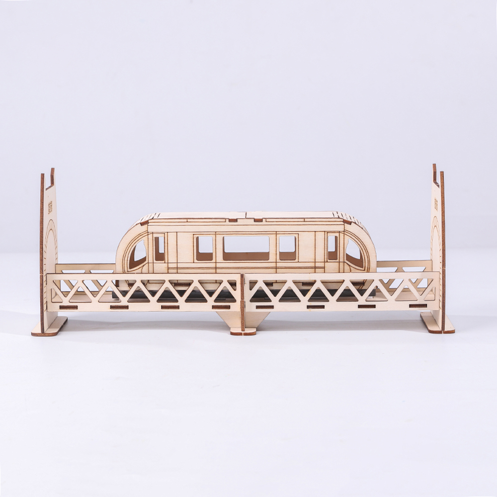DIY Wooden Maglev Train Model  - Model Kit Train ulasan dan harga