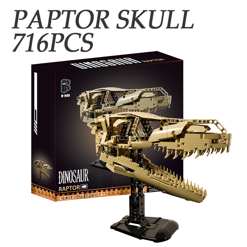 716PCS Raptor Building Blocks  - Model Kit Dinosaur ulasan dan harga