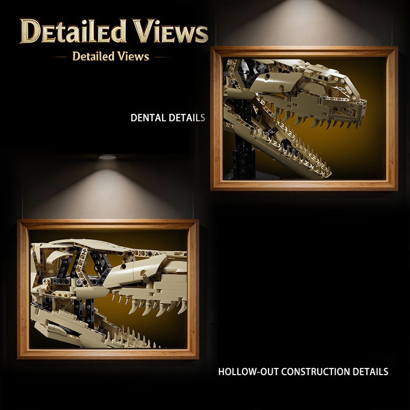 716PCS Raptor Building Blocks  - Model Kit Dinosaur ulasan dan harga