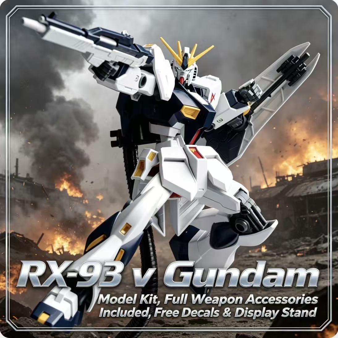 93HG 1/144 ENTRY GRADE RX-93 V - Model Kit Gundam Barbatos ulasan dan harga