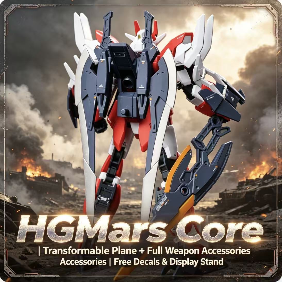 008A HG 1/144 Mars Core Warrio - Model Kit Gundam Barbatos ulasan dan harga
